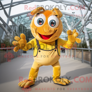 Mascottefiguur van een...
