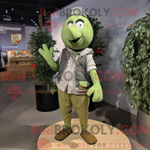 Mascottefiguur van een...