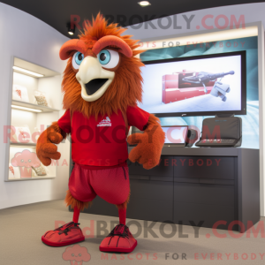 Mascot character of a Red...
