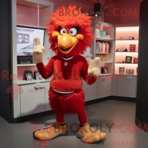 Mascot character of a Red...