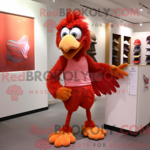 Mascot character of a Red...