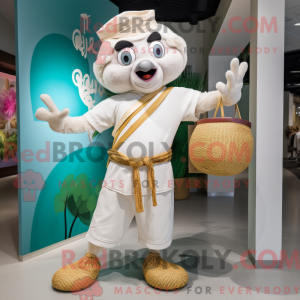 Personagem de máscara de...