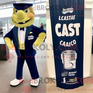 Mascot character of a Navy...
