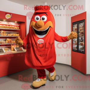 Mascot character of a Red...