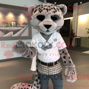 Máscara de cor de um jaguar...