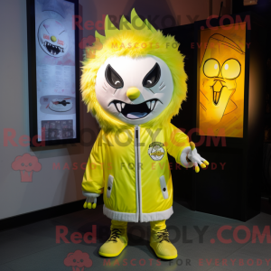 Mascottefiguur van een...
