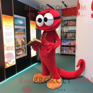 Mascot character of a Red...