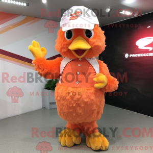 Mascot character of a Peach...