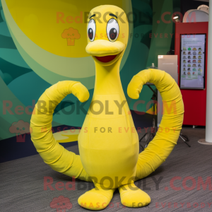 Maskotfigur af et...