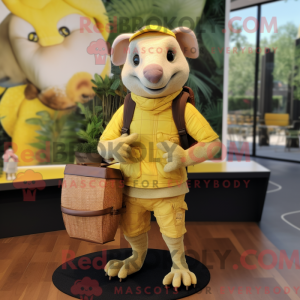 Mascot character of a Lemon...