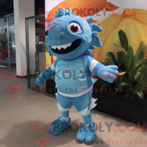 Mascot character of a Sky...