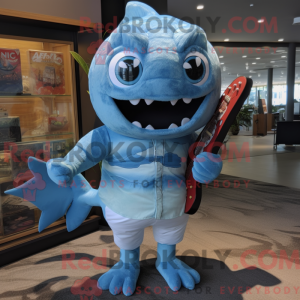 Mascot karakter van een...