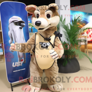 Mascot karakter van een...