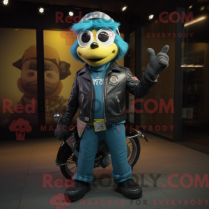 Mascot karakter van een...