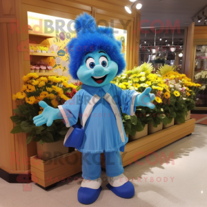 Personagem de mascote Blue...