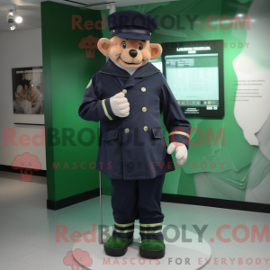 Mascot character of a Navy...