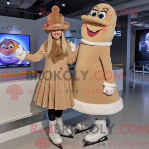 Mascot karakter van een...