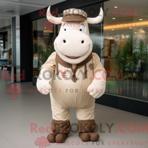 Mascottefiguur van een...