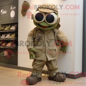 Maskottchen eines Olive...
