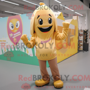Mascot karakter van een Tan...
