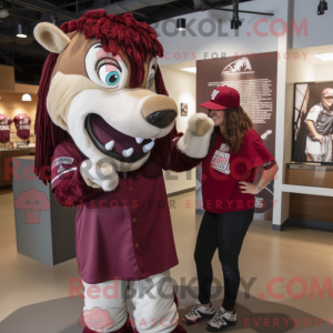 Mascot character of a...