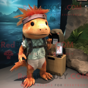 Personnage mascotte d un...