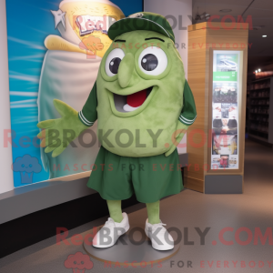 Maskot-karakter av en Olive...