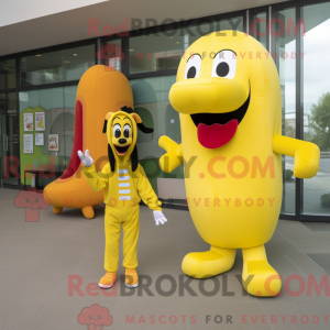 Mascottekarakter van een...