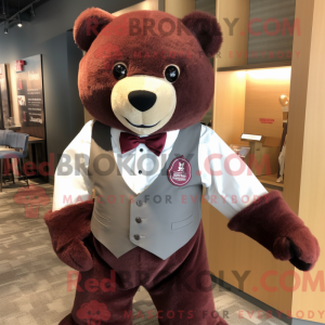Personaje mascota de un oso...