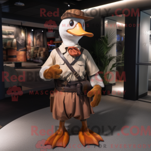 Personnage mascotte d Oies...