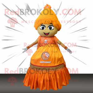 Orange Biryani- maskotdräkt...