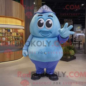 Mascot character of a Blue...