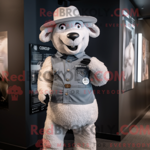 Mascottefiguur van een...