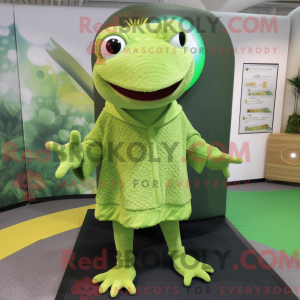 Mascot character of a Lime...