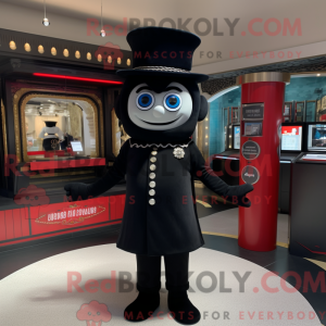 Mascot character of a Black...