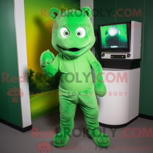 Mascot karakter van een...