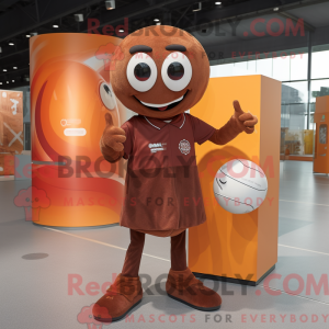 Mascot character of a Rust...