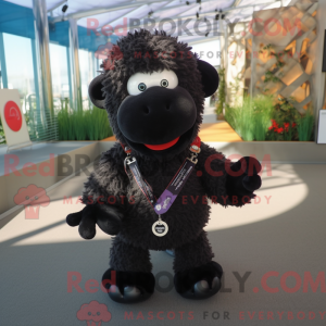 Mascot character of a Black...