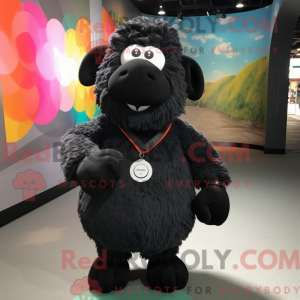 Mascot character of a Black...