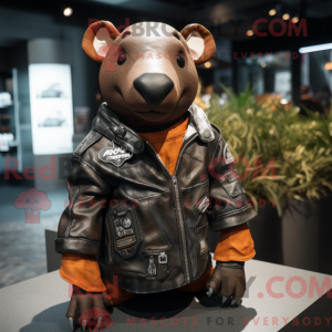 Mascot character of a Rust...
