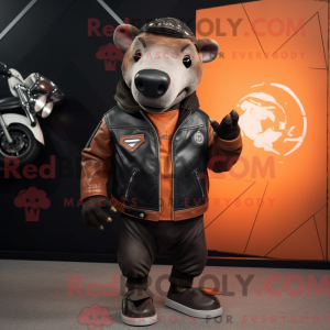 Mascot character of a Rust...