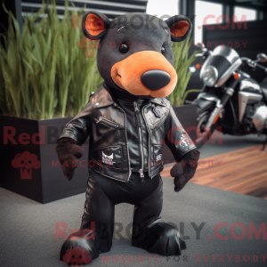 Mascot character of a Rust...