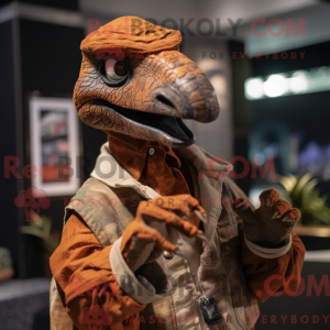 Mascot karakter van een...