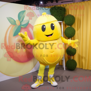Mascot character of a Lemon...