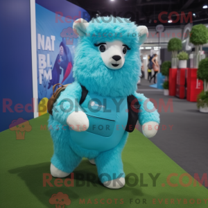 Mascot karakter van een...