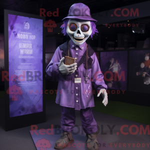 Postava maskota Purple...