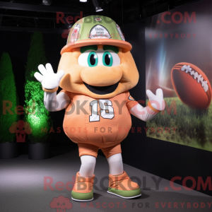 Mascot character of a Peach...