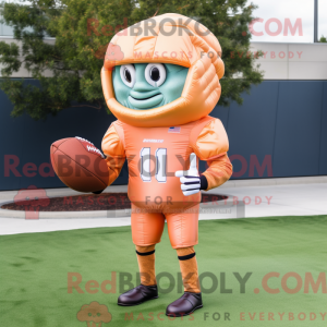 Mascot character of a Peach...