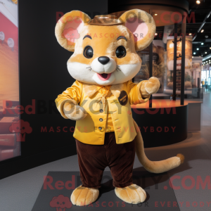 Mascottefiguur van een...