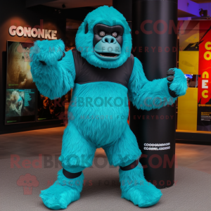 Turkis Gorilla maskot...